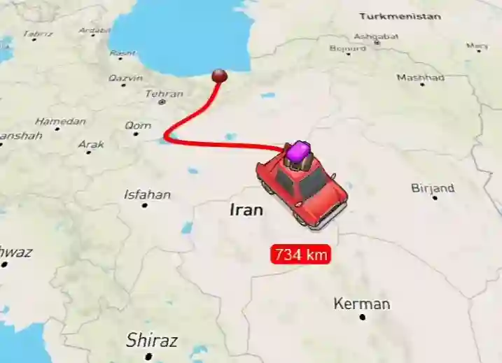 آموزش ساخت انیمیشن سفر بر روی نقشه با برنامه travel boost