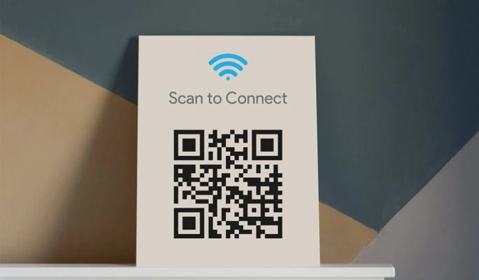ساخت بارکد برای اتصال به وای فای با Qr Code