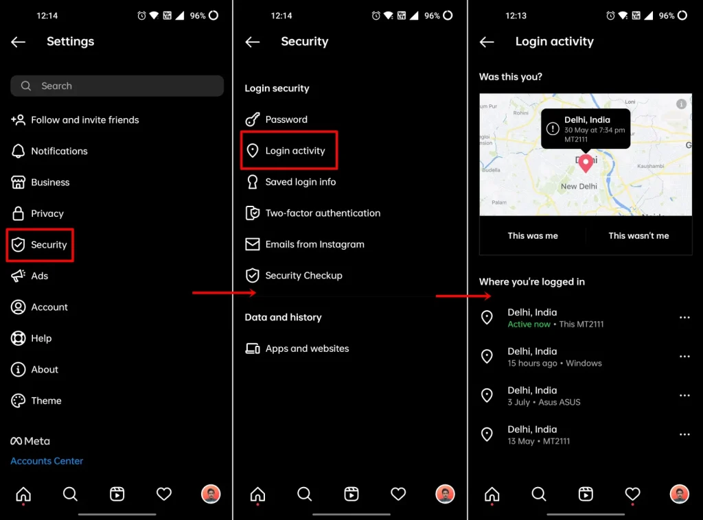 آموزش مشاهده افراد درون اکانت اینستاگرام | چه کسانی در اکانت ما هستند؟
