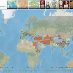 آموزش مشاهده مرز های گذشته و تمدن های مختلف در کل تاریخ