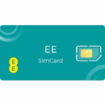 سیم کارت فیزیکی EE انگلیس دائمی