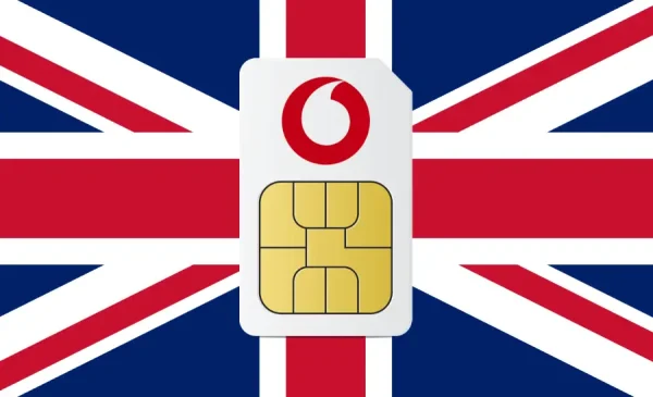سیم کارت ودافون انگلیس