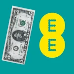 سیم کارت EE انگلیس با 5 پوند شارژ به نام شما